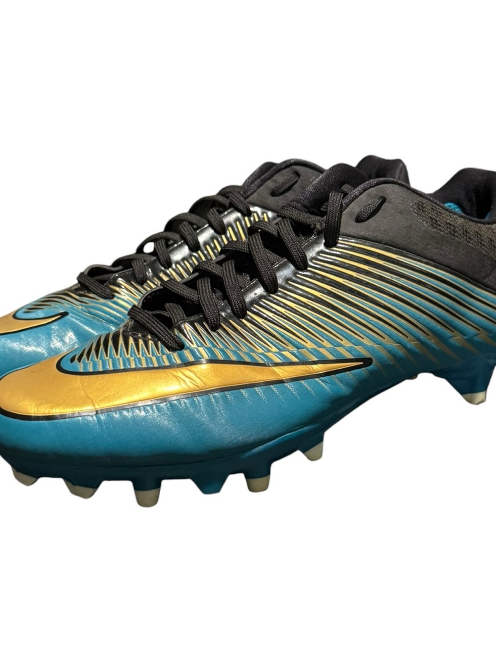 Nike Vapor Speed Low 2 TD Football Cleats Jaguars 846805-415 Men’s Size 10.5 US